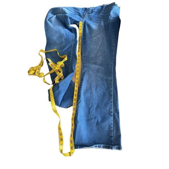 Stag Womens Blue Authentic Quality Mid-Rise Bootcut Jeans Size 15 - Picture 7 of 11